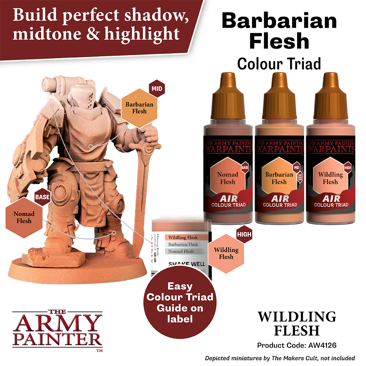 The Army Painter Warpaints AIR Wildling Flesh